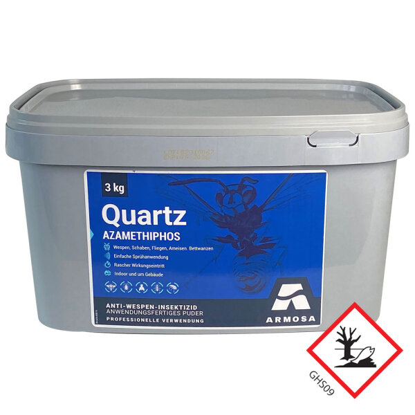 Quartz® Wespenpuder 3 kg – Profi Stäubemittel gegen Wespennester