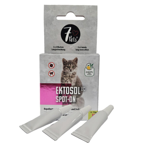 7 Pets® Ektosol EC Spot On Katze M